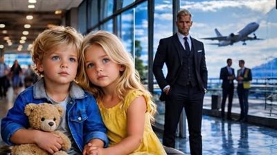 تركَت التوأم في المطار ورحلت… لكن ما فعله هذا الرجل غيّر كل شيء!