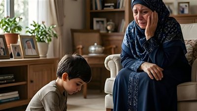 تركت ابنتي ابنها مصطفى، البالغ من العمر خمس سنوات