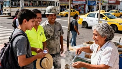 طُردت من بيتها بكيسٍ في يدها… وبعد عام عاد ابنها ليطلب مقعدًا على طاولتها!